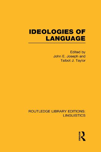 Ideologies of Language