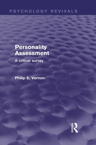 Personality Assessment (Psychology Revivals)