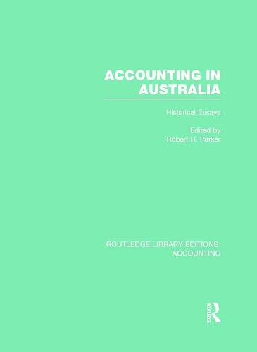 Accounting in Australia (RLE Accounting)