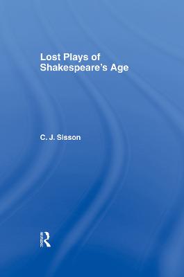 Lost Plays of Shakespeare S a Cb