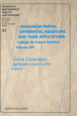 Nonlinear Partial Differential Equations and Their Applications: Volume 31