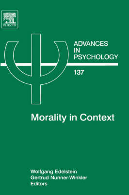 Morality in Context: Volume 137