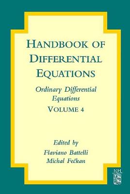 Handbook of Differential Equations: Ordinary Differential Equations Volume 4