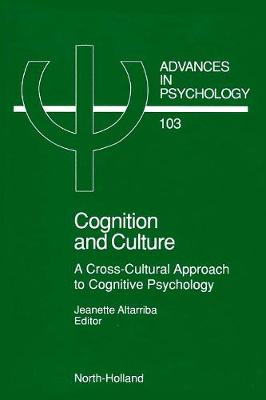 Cognition and Culture: Volume 103