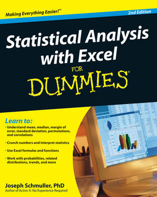 Statistical Analysis with Excel For Dummies