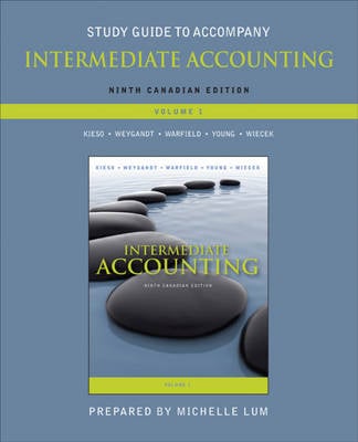 Study Guide to Accompany Intermediate Accounting: Volume 1