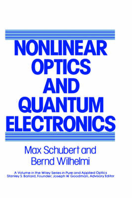 Nonlinear Optics and Quantum Electronics