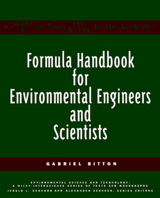 Formula Handbook for Environmental Engineers and Scientists