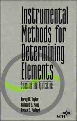 Instrumental Methods for Determining Elements