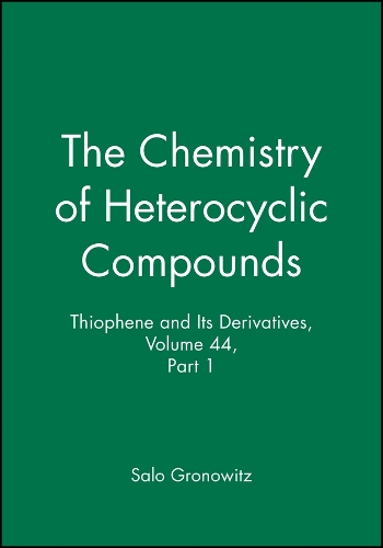 Thiophene and Its Derivatives, Volume 44, Part 1