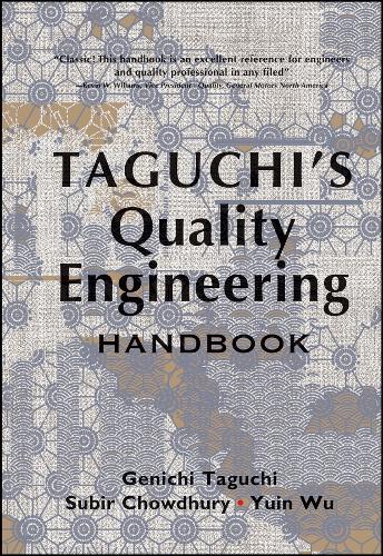 Taguchi's Quality Engineering Handbook