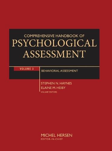 Comprehensive Handbook of Psychological Assessment, Volume 3