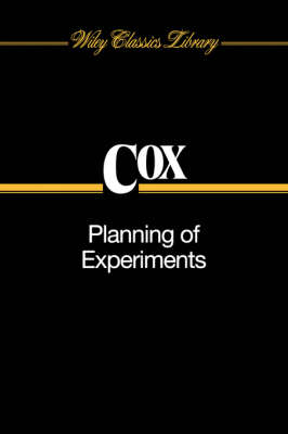 Planning of Experiments