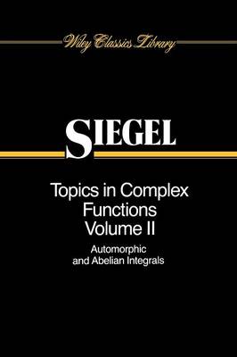 Topics in Complex Function Theory, Volume 2