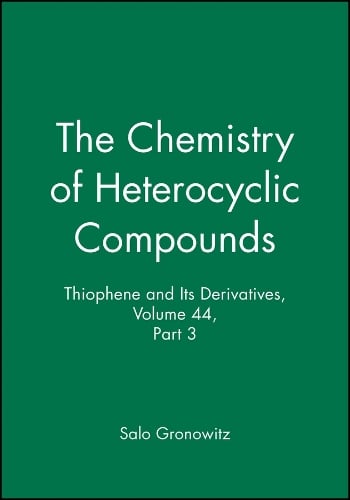 Thiophene and Its Derivatives, Volume 44, Part 3
