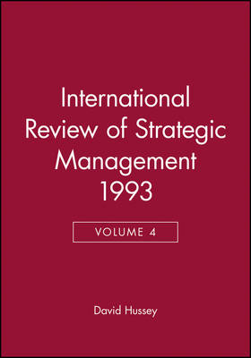 International Review of Strategic Management 1993, Volume 4