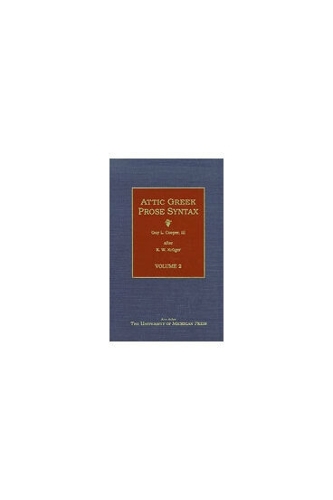 Attic Greek Prose Syntax