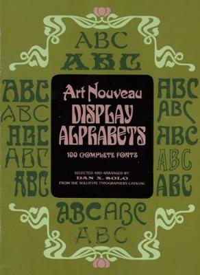Art Nouveau Display Alphabets