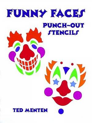 Clown Masks Punch-Out Stencils