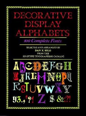 Decorative Display Alphabets