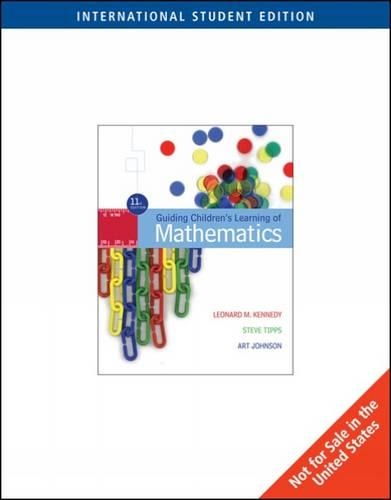 Guiding Children's Learning of Mathematics