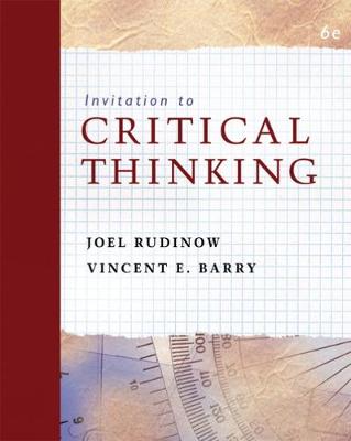 Invitation to Critical Thinking