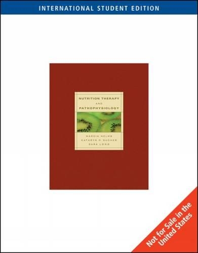 Nutrition Therapy and Pathophysiology