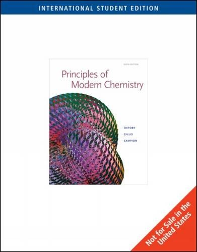 Principles of Modern Chemistry
