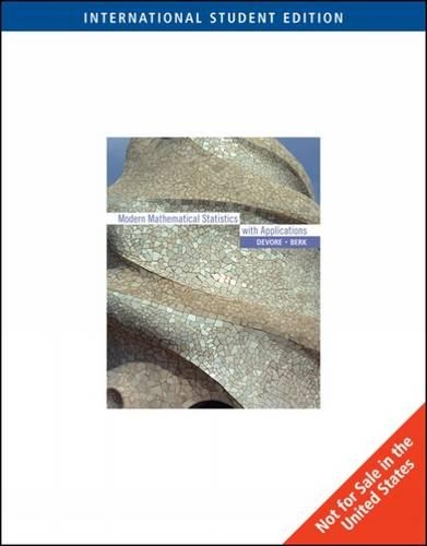 Modern Mathematical Statistics with Applications