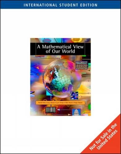 A Mathematical View of Our World