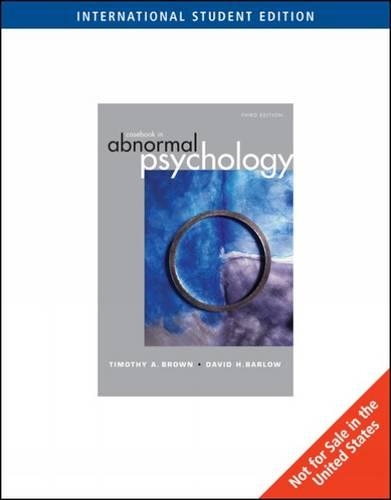 Casebook in Abnormal Psychology