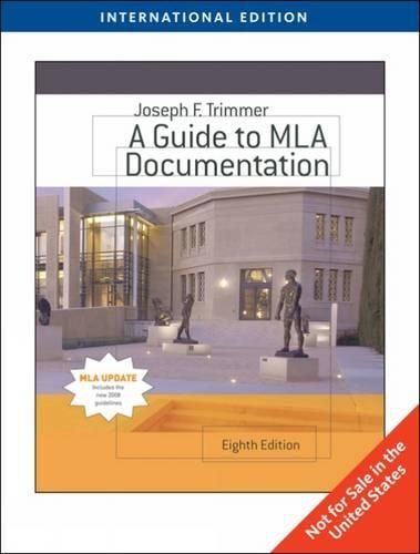 A Guide to MLA Documentation