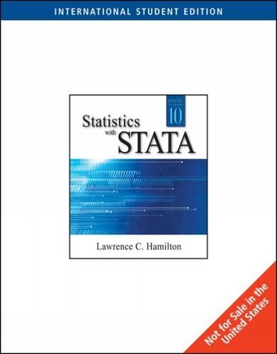 Statistics with Stata