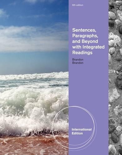 Sentences, Paragraphs, and Beyond