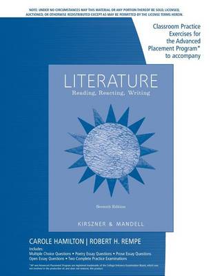 Classroom Practice Exercises for Literature: Reading, Reacting, Writing