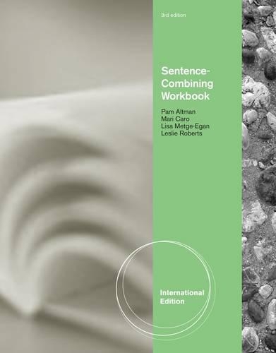 Sentence-Combining Workbook