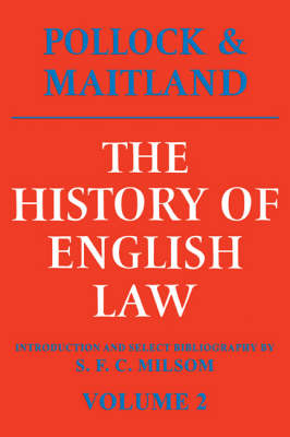 The History of English Law: Volume 2