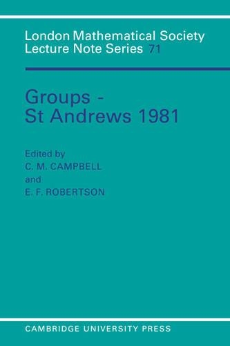Groups - St Andrews 1981