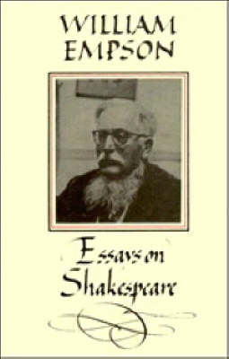 William Empson: Essays on Shakespeare
