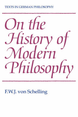 On the History of Modern Philosophy