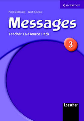 Messages 3 Student's Multimedia Pack Italian Edition: Messages 3 Teacher's Resource Pack Italian Version