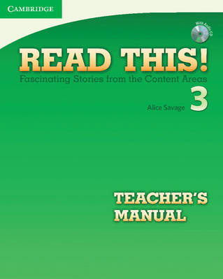 Read This! Level 3 Teacher's Manual with Audio CD