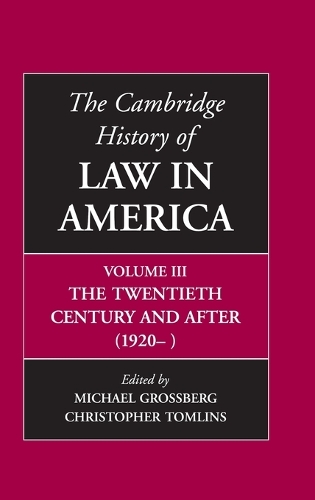 The Cambridge History of Law in America