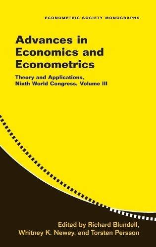 Advances in Economics and Econometrics: Volume 3