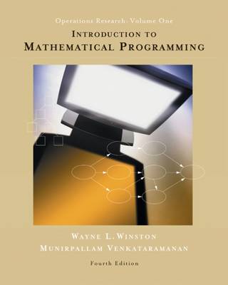 Introduction to Mathematical Programming: Volume 1