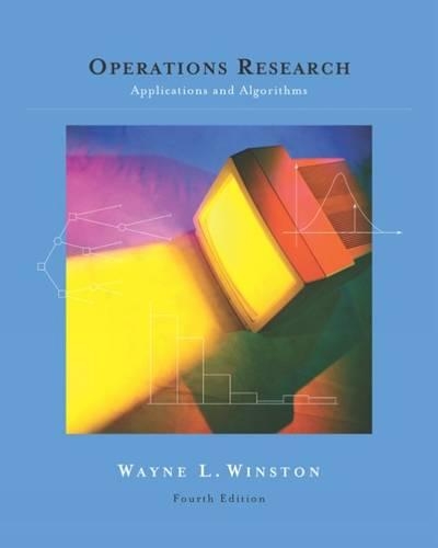 Operations Research : Applications and Algorithms, International  Edition (with CD-ROM and InfoTrac)