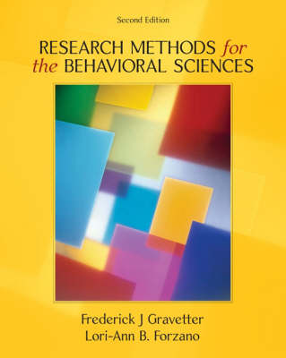 Research Methods for the Behavioral Sciences