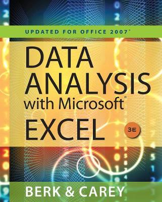 Data Analysis with Microsoft (R) Excel (R)