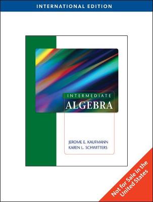 Intermediate Algebra, International Edition