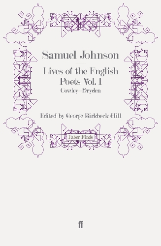 Lives of the English Poets Vol. I